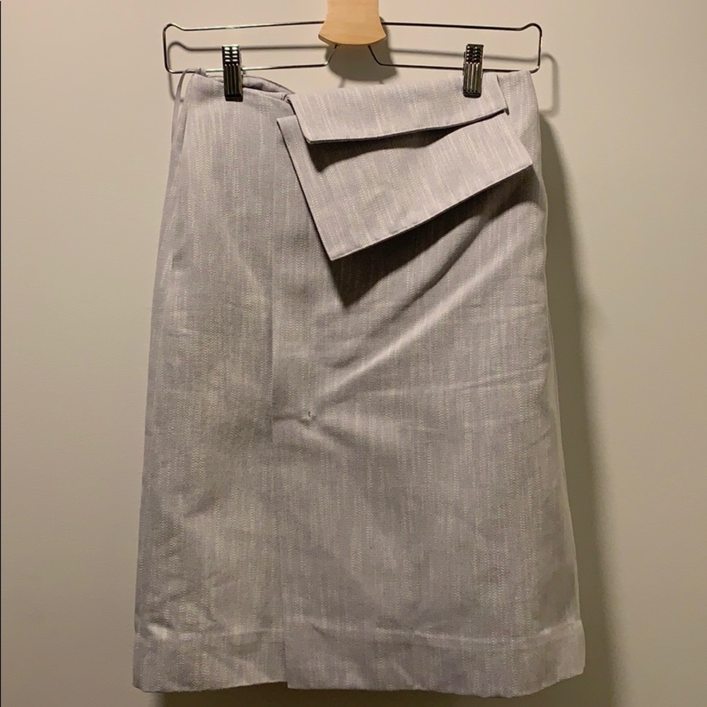 【Till 7.20】COS | Ice Blue Asymmetrical Skirt